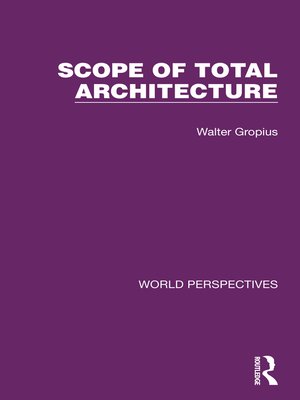 cover image of Scope of Total Architecture